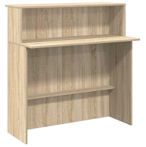 Recepciós pult sonoma tölgy 180x50x103,5 cm szerelt fa