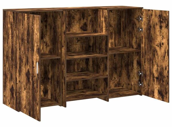 Recepciós pult füstös tölgy 155x50x103,5 cm szerelt fa