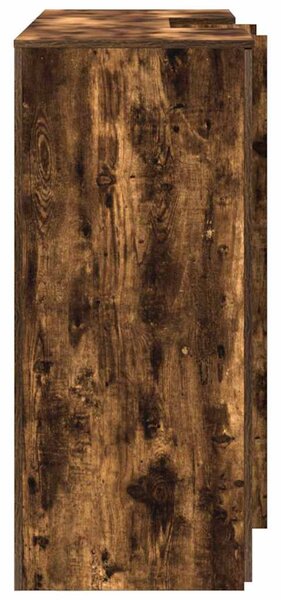 Recepciós pult füstös tölgy 155x50x103,5 cm szerelt fa