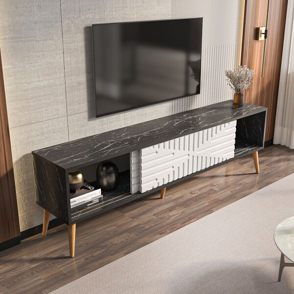 Hanah Home TV állvány Bendire White Riso - Bendire White