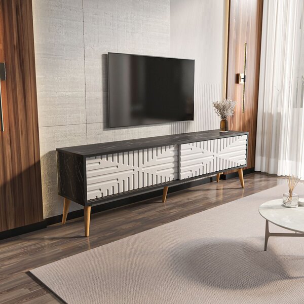 Hanah Home TV állvány Bendire White Riso - Bendire White