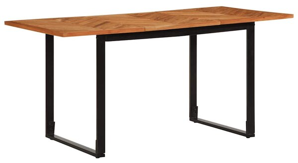 Tömör akácfa étkezőasztal 160 x 80 x 75 cm