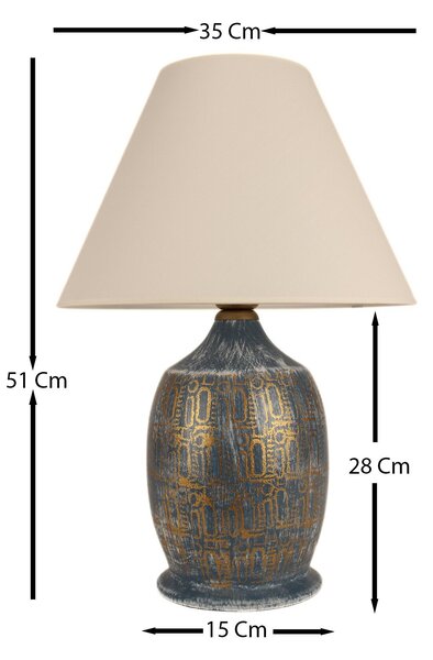 Opviq Asztali lámpa Kék BK014