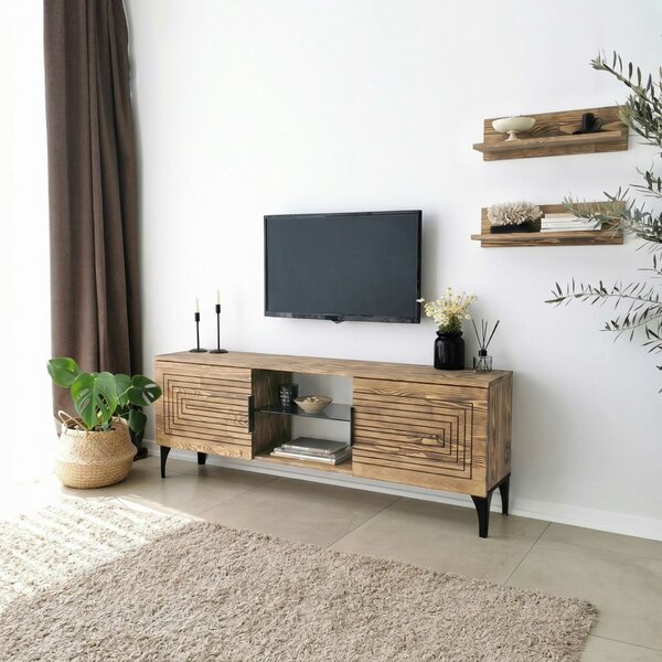 Hanah Home TV Unit Oak Joanne - Oak
