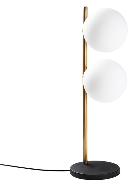 Opviq Asztali lámpa GoldWhiteBlack Dual 13761 - Fekete