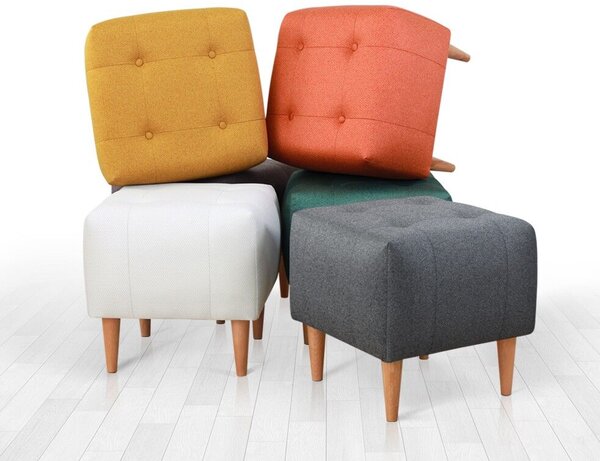 Atelier Del Sofa Tomp Puff - Szürke