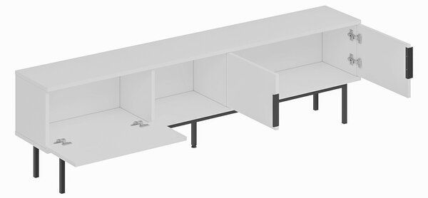 Hanah Home TV Stand White Ramsey - White