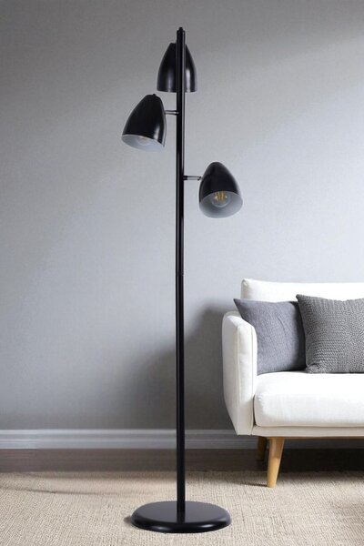 Opviq Floor Lamp Black 8960-1