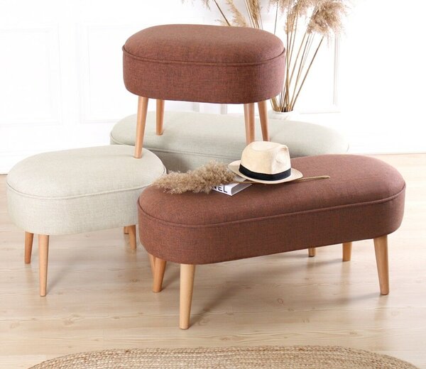 Atelier Del Sofa Puff Timoon Cserépvörös