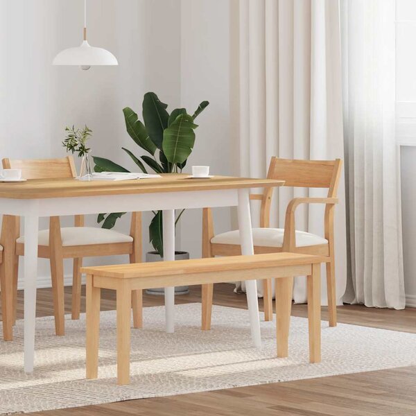 VidaXL tömörfa gumiból pad 110 cm