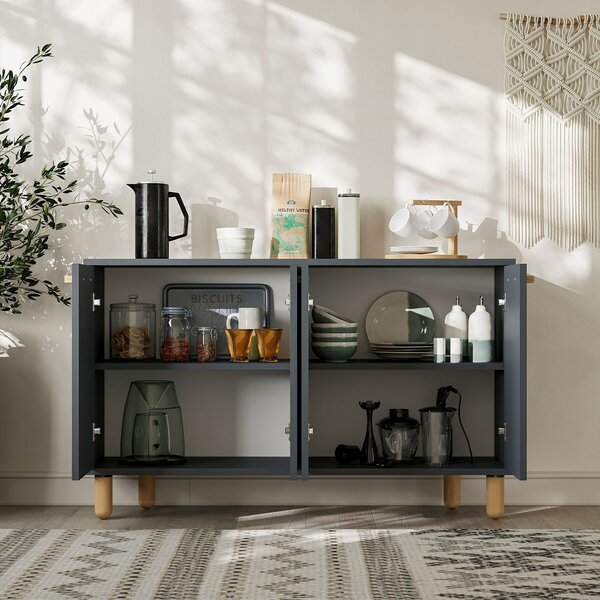 Hanah Home Console Anthracite Venedik - Anthracite