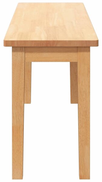 VidaXL tömörfa gumiból pad 110 cm