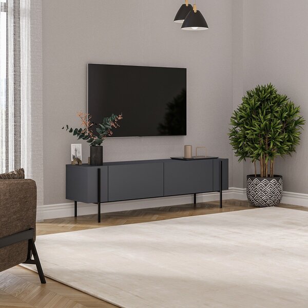 Hanah Home Herman TV állvány, antracit - Antracit
