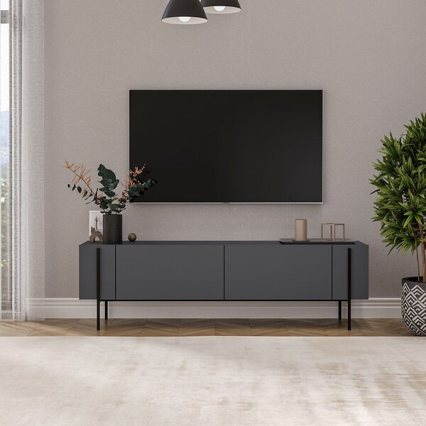 Hanah Home Herman TV állvány, antracit - Antracit