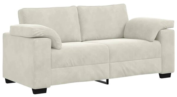 Krém bársony loveseat kanapé 180x77x82 cm