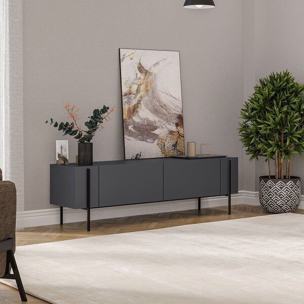 Hanah Home Herman TV állvány, antracit - Antracit