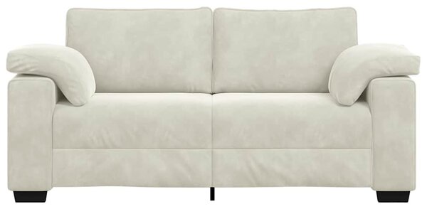 Krém bársony loveseat kanapé 180x77x82 cm