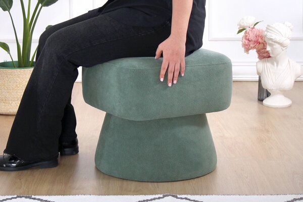 Atelier Del Sofa Puff Mullin Zöld - Zöld
