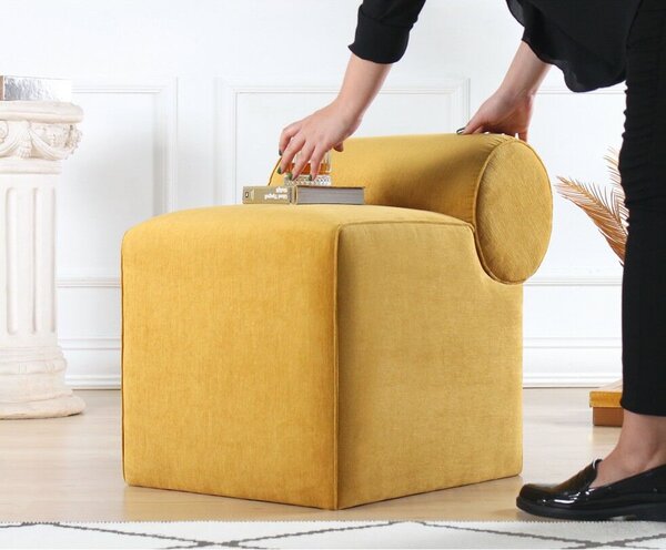 Atelier Del Sofa Linburg Puff - Sárga