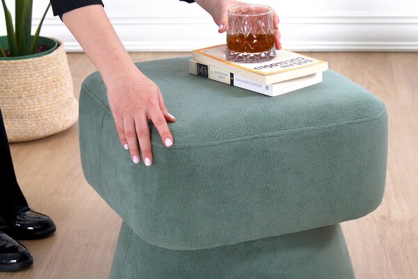 Atelier Del Sofa Puff Mullin Zöld - Zöld