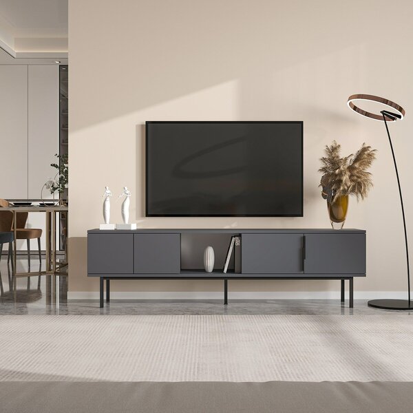 Hanah Home TV állvány Antracit Ramsey - Antracit