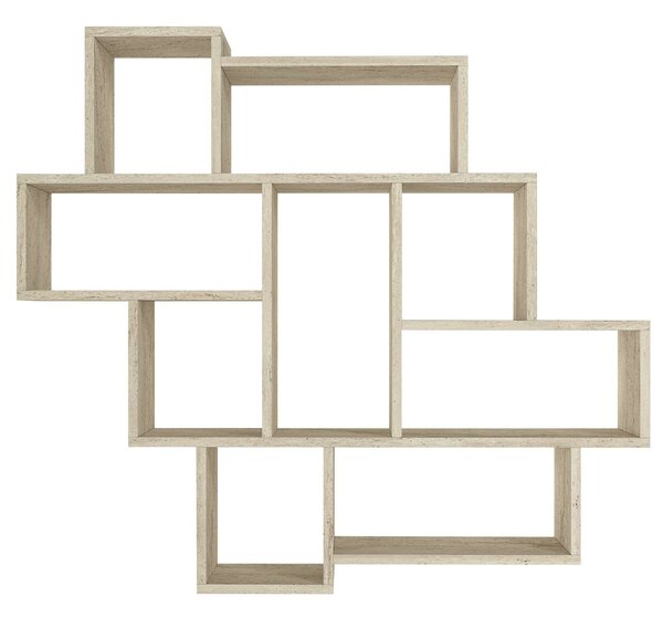 Hanah Home Wall Shelf Travertine Parola