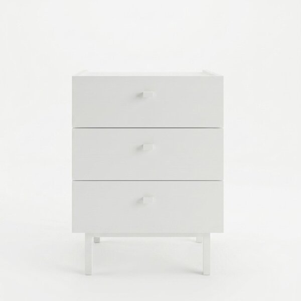 Hanah Home Nightstand White Luke - LK2-W