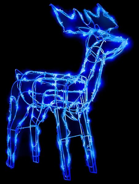 3 részes karácsonyi rénszarvas díszvilágítás 229 LED-del