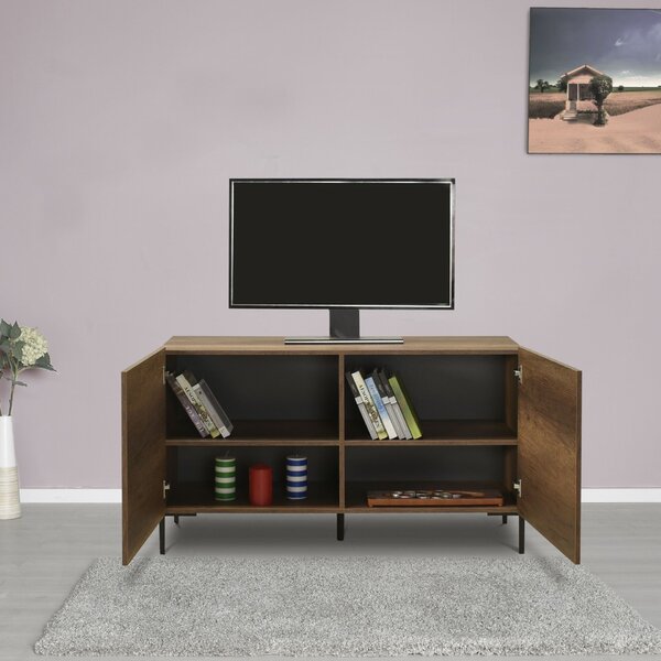 Hanah Home TV Stand Oslo Walnut Tvc-722-Oo-1