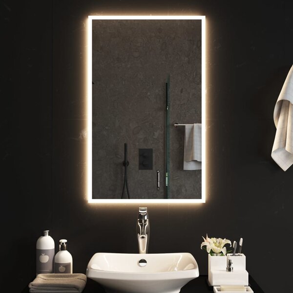 LED-es fürdőszobatükör 50x80 cm