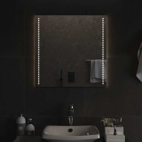 LED-es fürdőszobatükör 60x60 cm