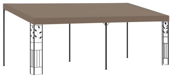 Tópszínű falra szerelhető pavilon 6 x 3 x 2,5 m