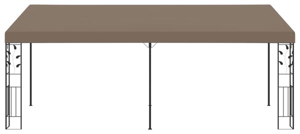 Tópszínű falra szerelhető pavilon 6 x 3 x 2,5 m