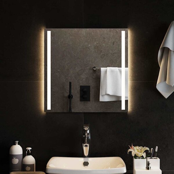 LED-es fürdőszobatükör 50x50 cm
