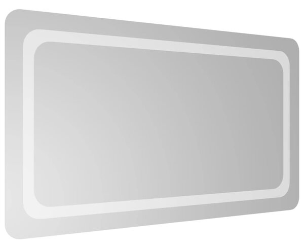 LED-es fürdőszobatükör 50x90 cm