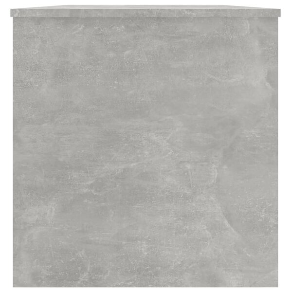 Betonszürke szerelt fa dohányzóasztal 102x50x52,5 cm