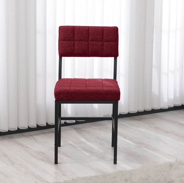 Hanah Home Chair Burgundy Dubai - Burgundy