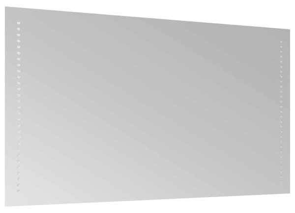 LED Fürdőszoba Tükör Átlátszó 90 x 50 cm edzett üveg