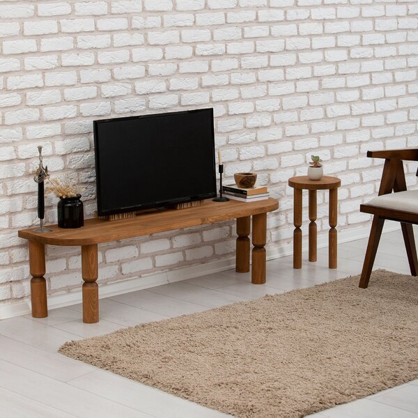 Hanah Home TV állvány Chesnut Ida - Gesztenye