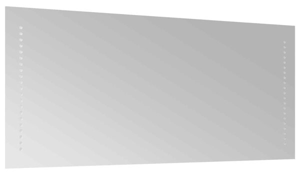 LED Fürdőszoba Tükör Átlátszó 90 x 40 cm edzett üveg
