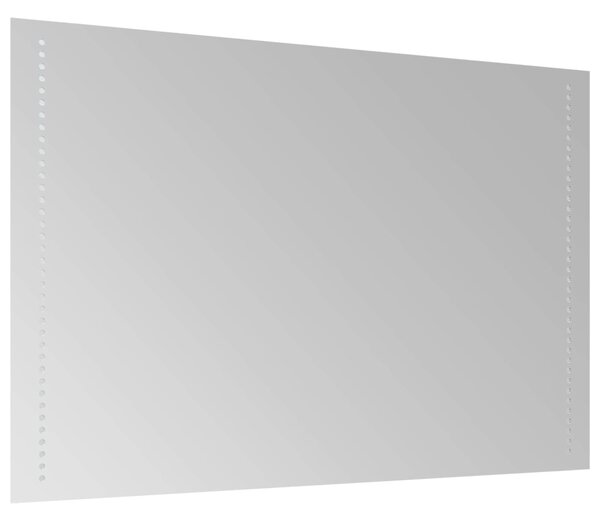 LED Fürdőszoba Tükör Átlátszó 90 x 60 cm edzett üveg