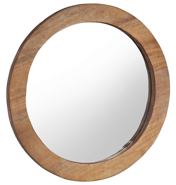 Kör alakú tíkfa falitükör 60 cm