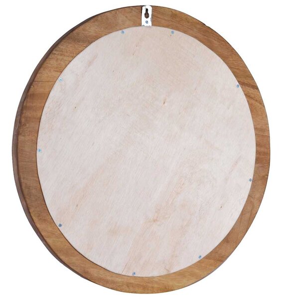 Kör alakú tíkfa falitükör 60 cm