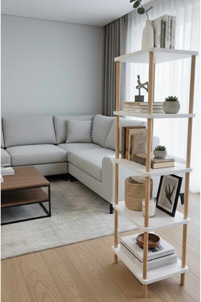 Hanah Home Könyvespolc Fehér Pk261 - Fehér