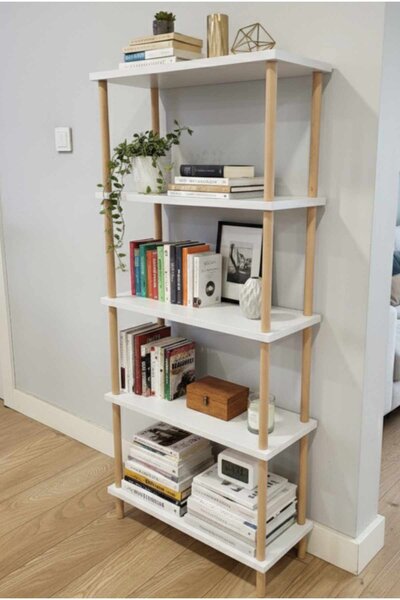 Hanah Home Könyvespolc Fehér Pk261 - Fehér