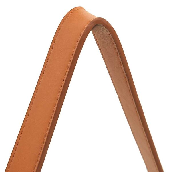 Ezüstszínű fali tükör pánttal 60 cm