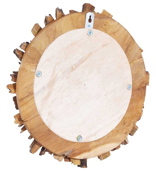 Kör alakú tíkfa falitükör 60 cm