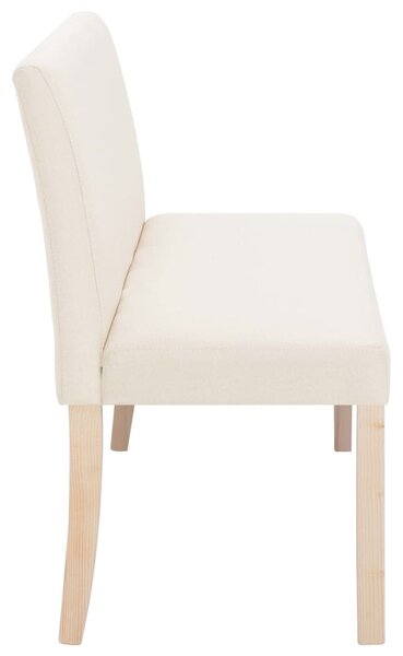 Krémszínű poliészter pad 139,5 cm