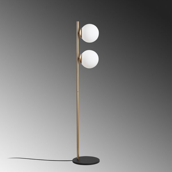 Opviq Floor Lamp Gold Dual 13756 - Gold