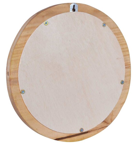 Kör alakú tíkfa falitükör 40 cm